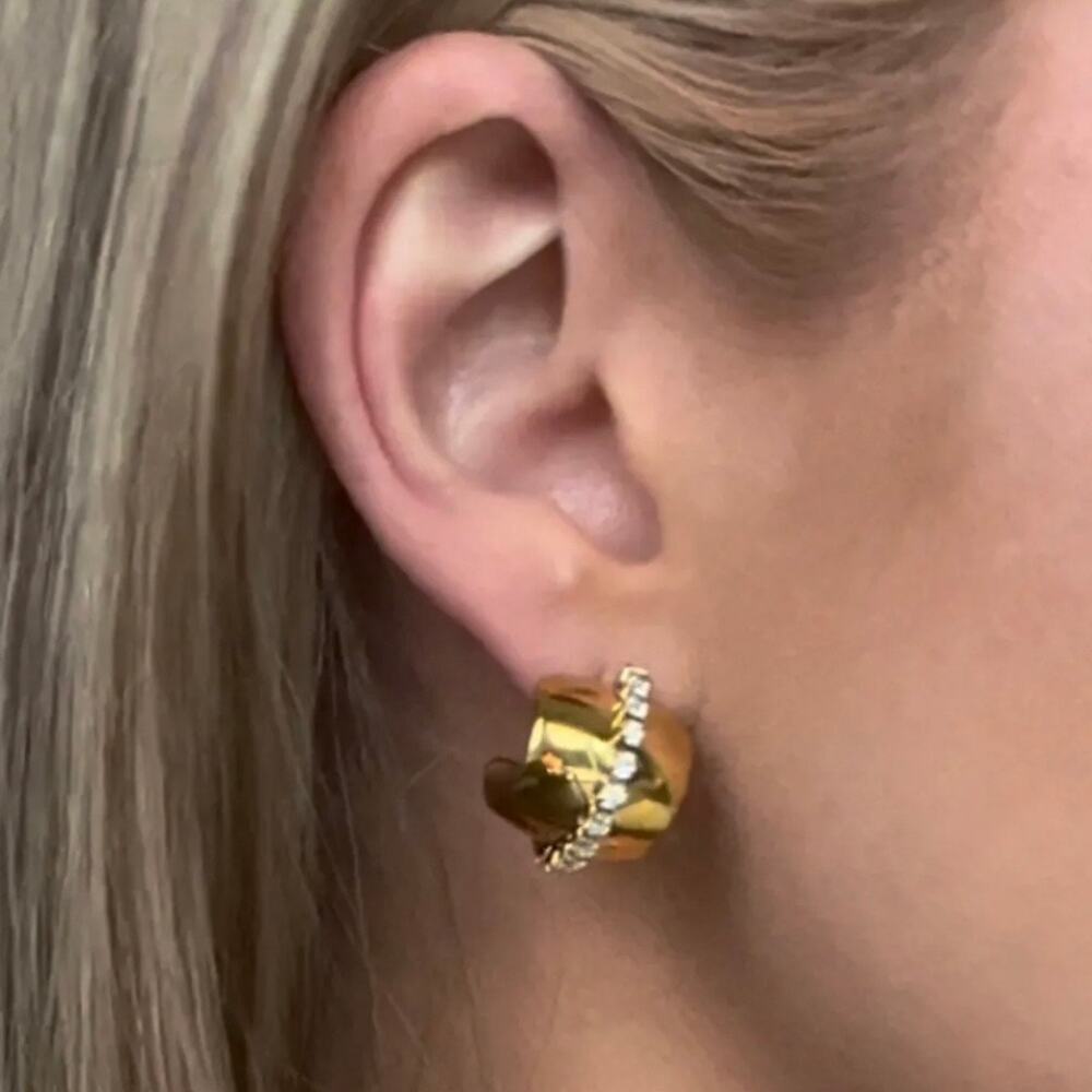 Gold Studded Earrings